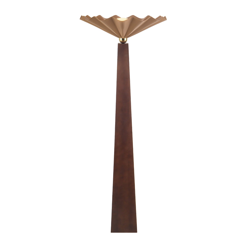 Furrow 65-in Red Floor Lamp