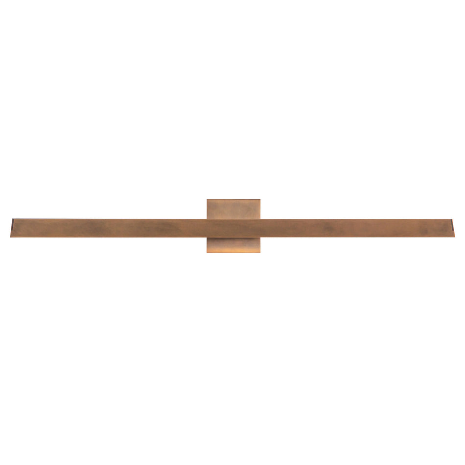 Galleria 37-in Brass dimmable LED Wall Sconce