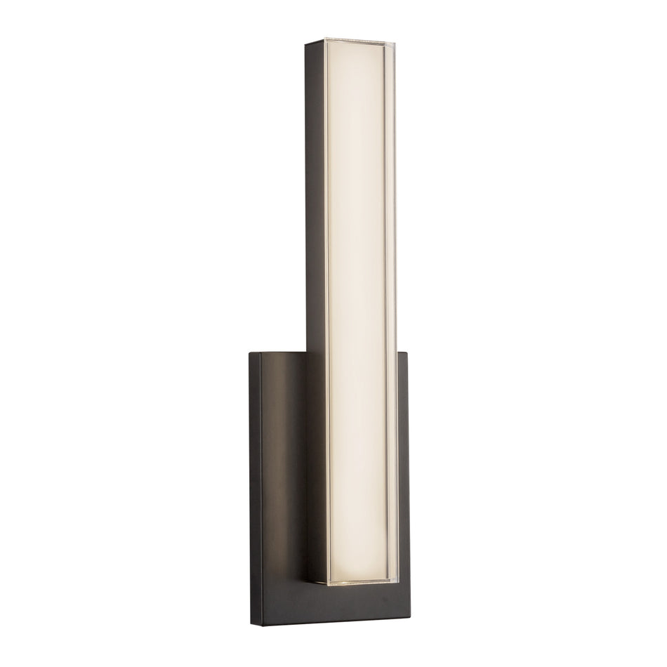 Garland 15-in Black dimmable LED Wall Sconce