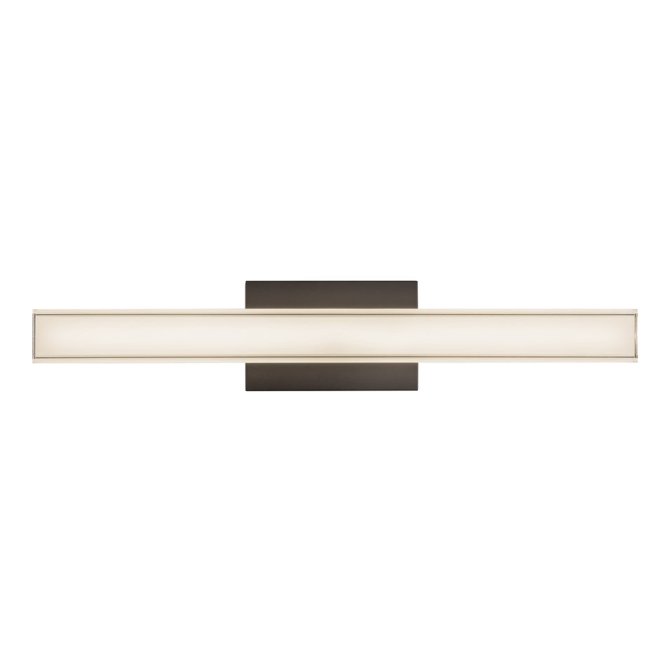 Garland 24-in Black dimmable LED Wall Sconce