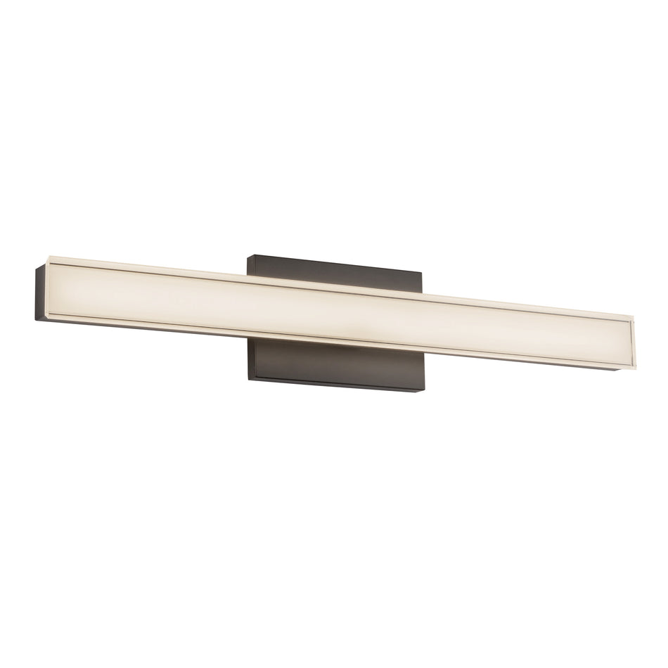 Garland 24-in Black dimmable LED Wall Sconce