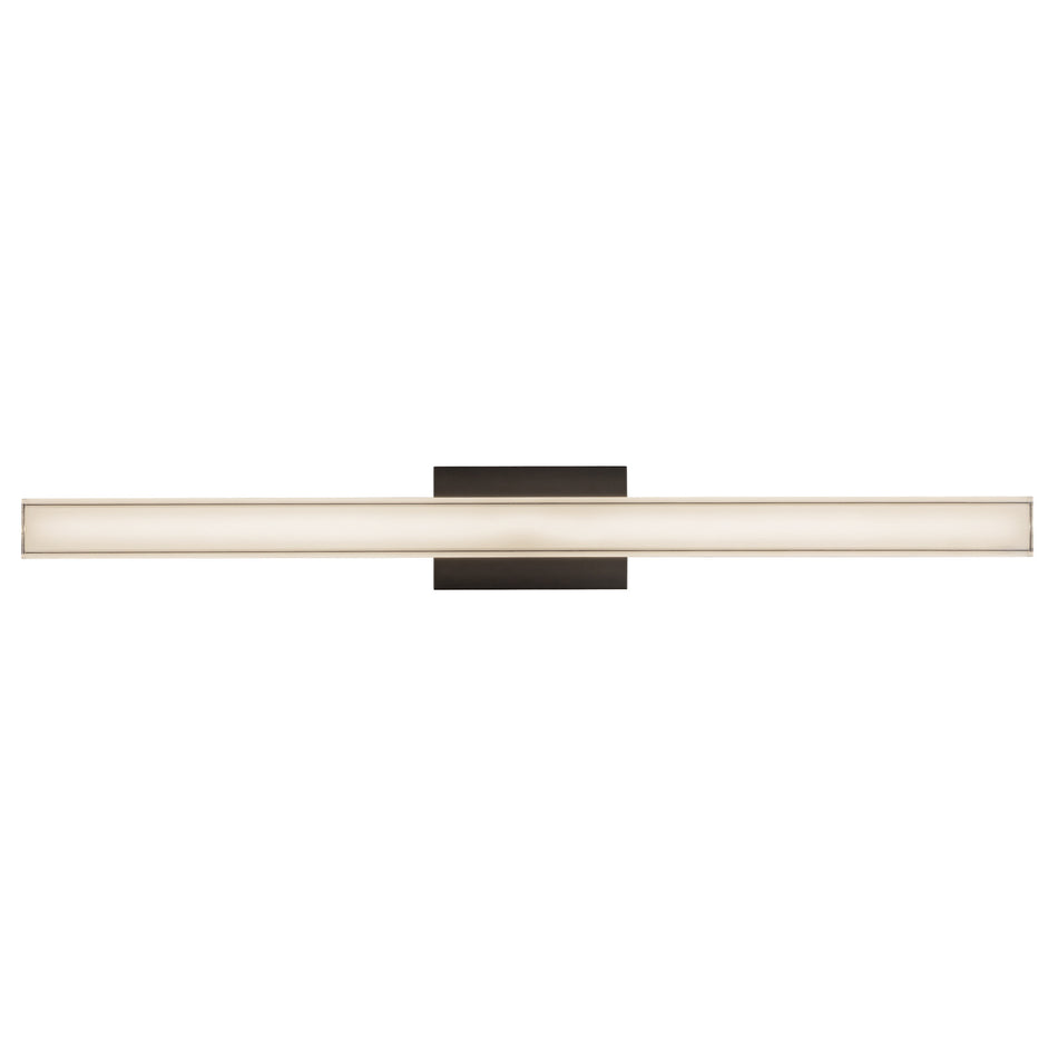 Garland 36-in Black dimmable LED Wall Sconce