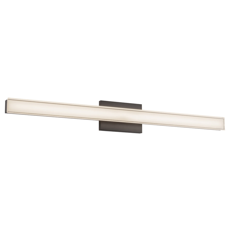 Garland 36-in Black dimmable LED Wall Sconce