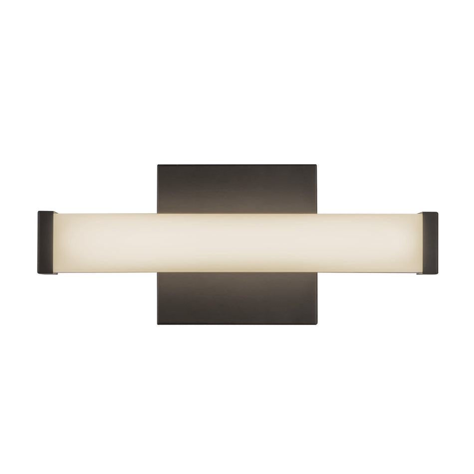 Geri 12-in Black dimmable LED Wall Sconce