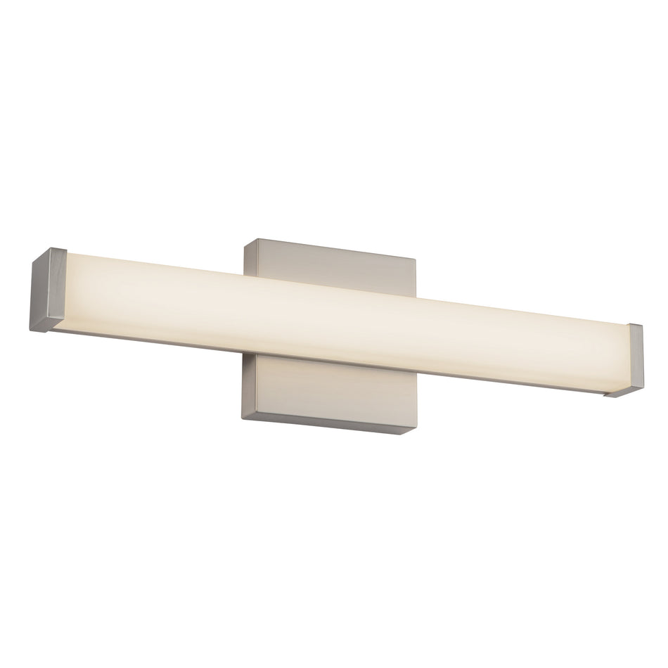Geri 18-in Silver dimmable LED Wall Sconce