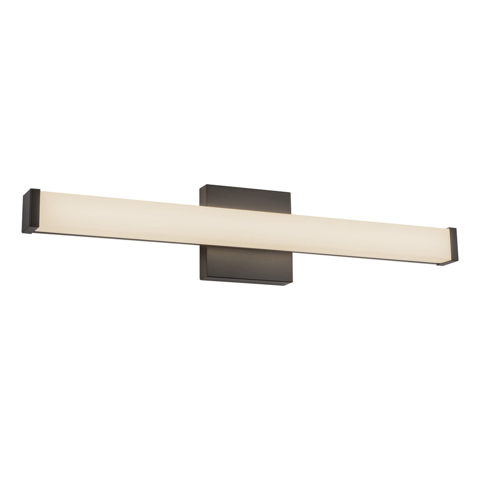 Geri 24-in Black dimmable LED Wall Sconce