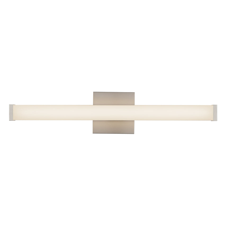 Geri 24-in Silver dimmable LED Wall Sconce