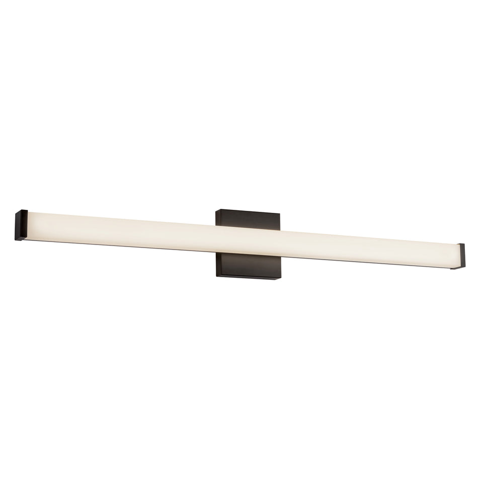 Geri 36-in Black dimmable LED Wall Sconce