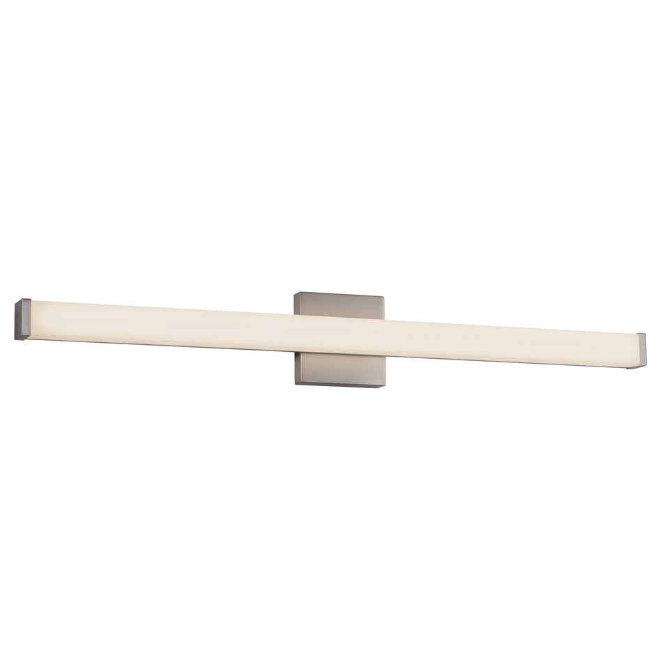 Geri 36-in Silver dimmable LED Wall Sconce