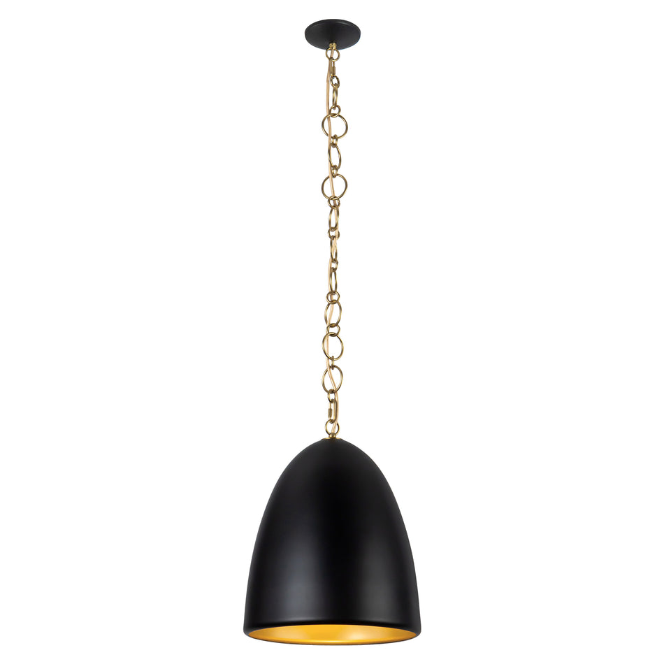 Grant 14-in Black Pendant