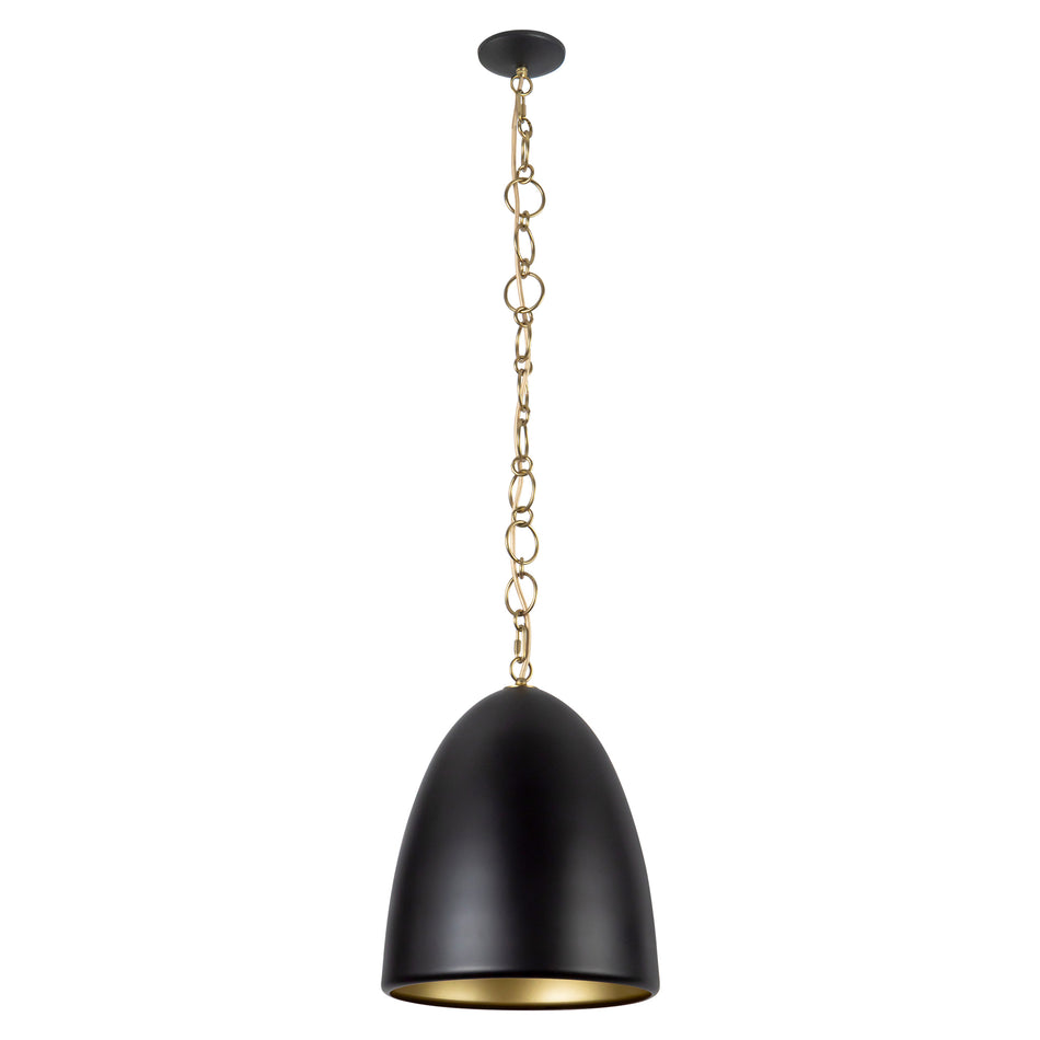 Grant 14-in Black Pendant