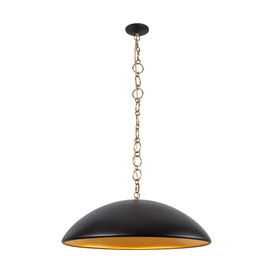 Grant 27-in Black Pendant