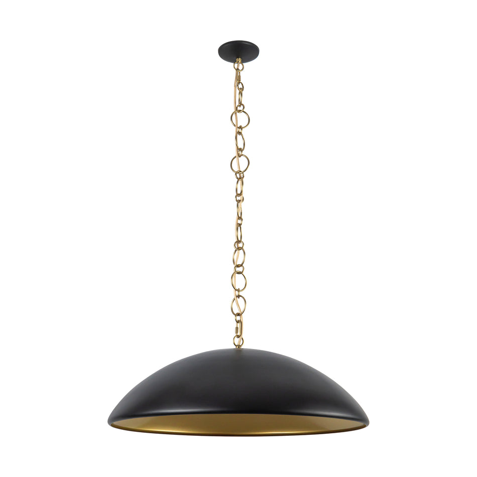 Grant 27-in Black Pendant