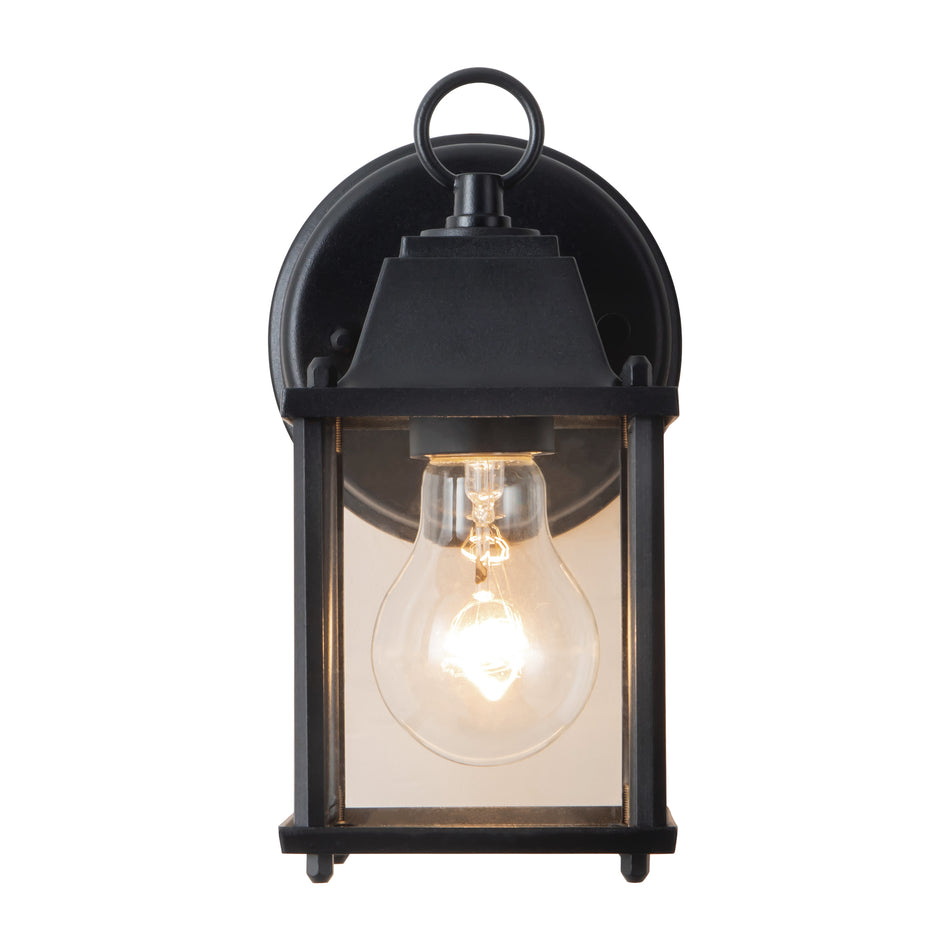 Grove 8-in Black dimmable Outdoor Exterior Wall Sconce