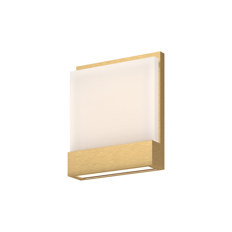 Guide 7-in Brushed Gold LED Wall Sconce