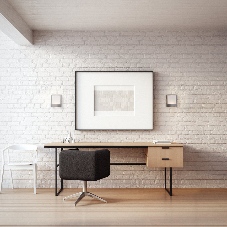 Guide 7-in Brushed Nickel LED Wall Sconce by KUZCO
