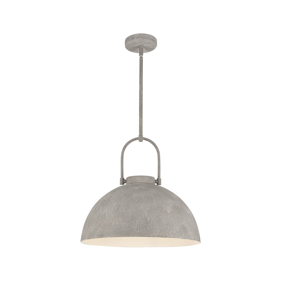 Harper 16-in Steel Shade 1 Light Pendant
