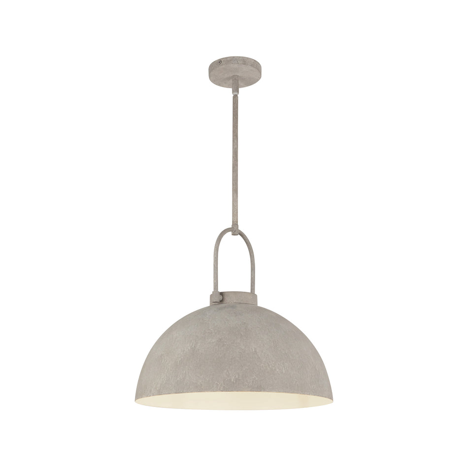 Harper 16-in Steel Shade 1 Light Pendant