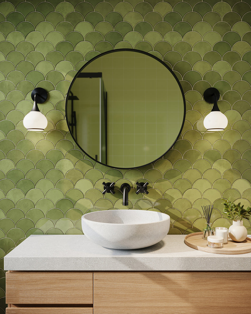 Hazel 6-in Matte Black/Opal Matte Glass 1 Light Wall/Vanity by ALORA MOOD