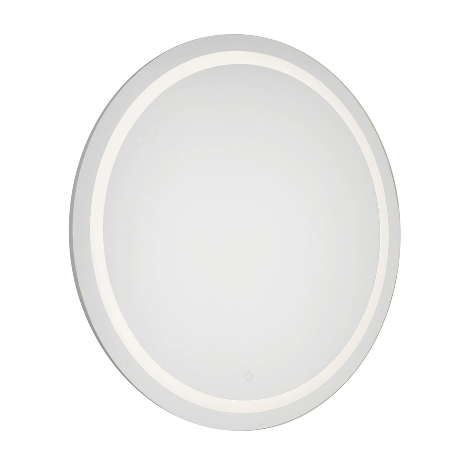 Hillmont 40-in Sandblasted Merc Edge LED Vanity Mirror