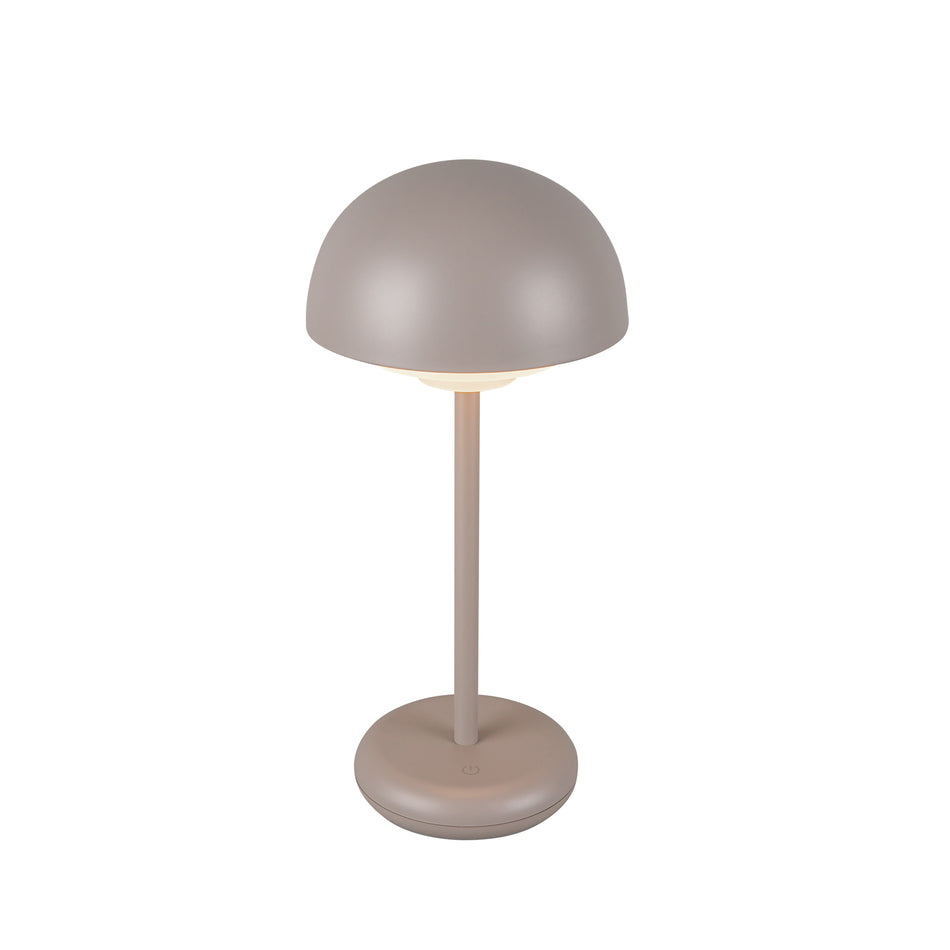 Hinata 5-in Moonstone Gray LED Table Lamp by KUZCO
