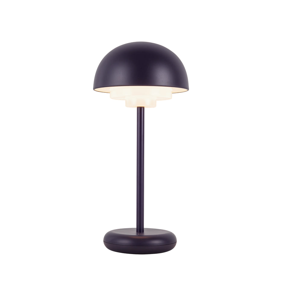 Hinata 5-in Navy Blue LED Table Lamp