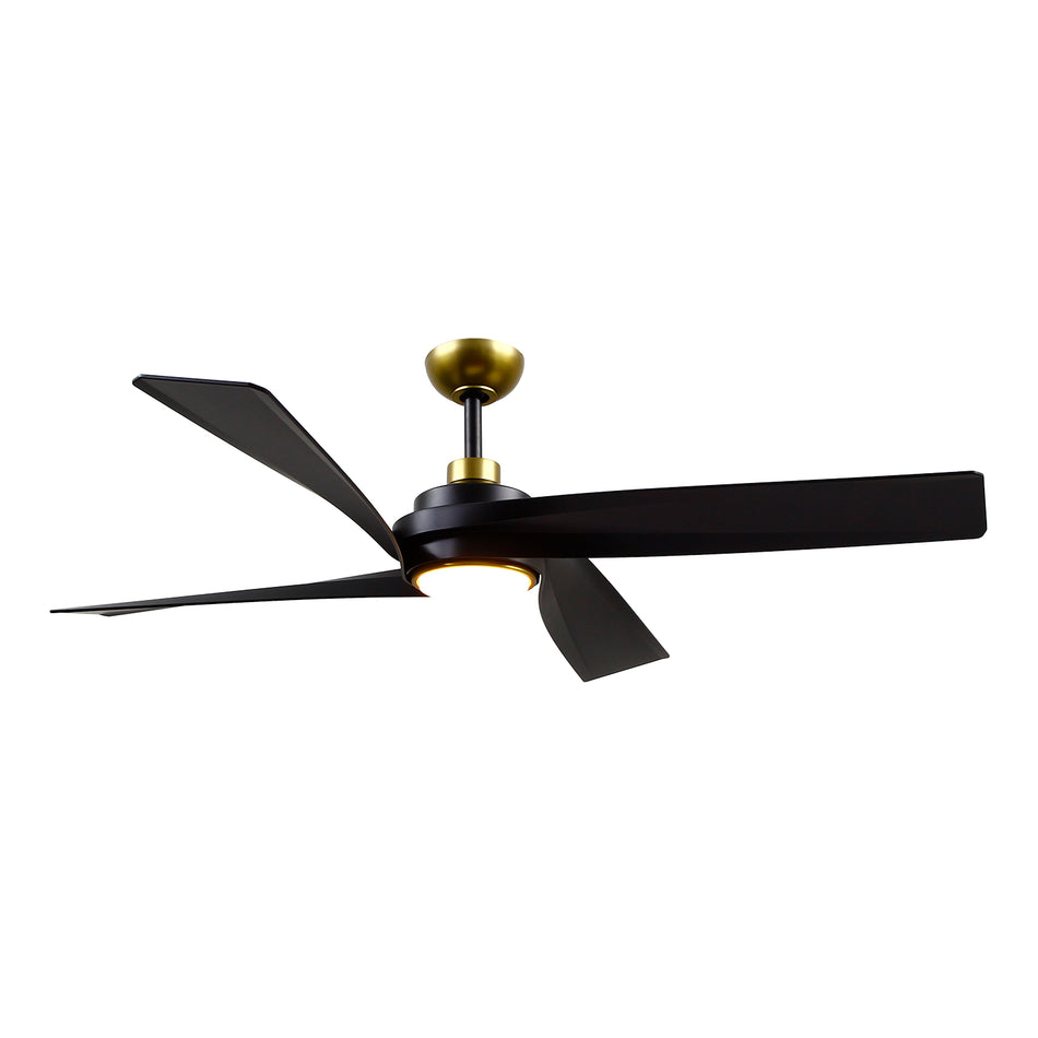 Horizon 56-in Brushed Gold LED Fans by KUZCO