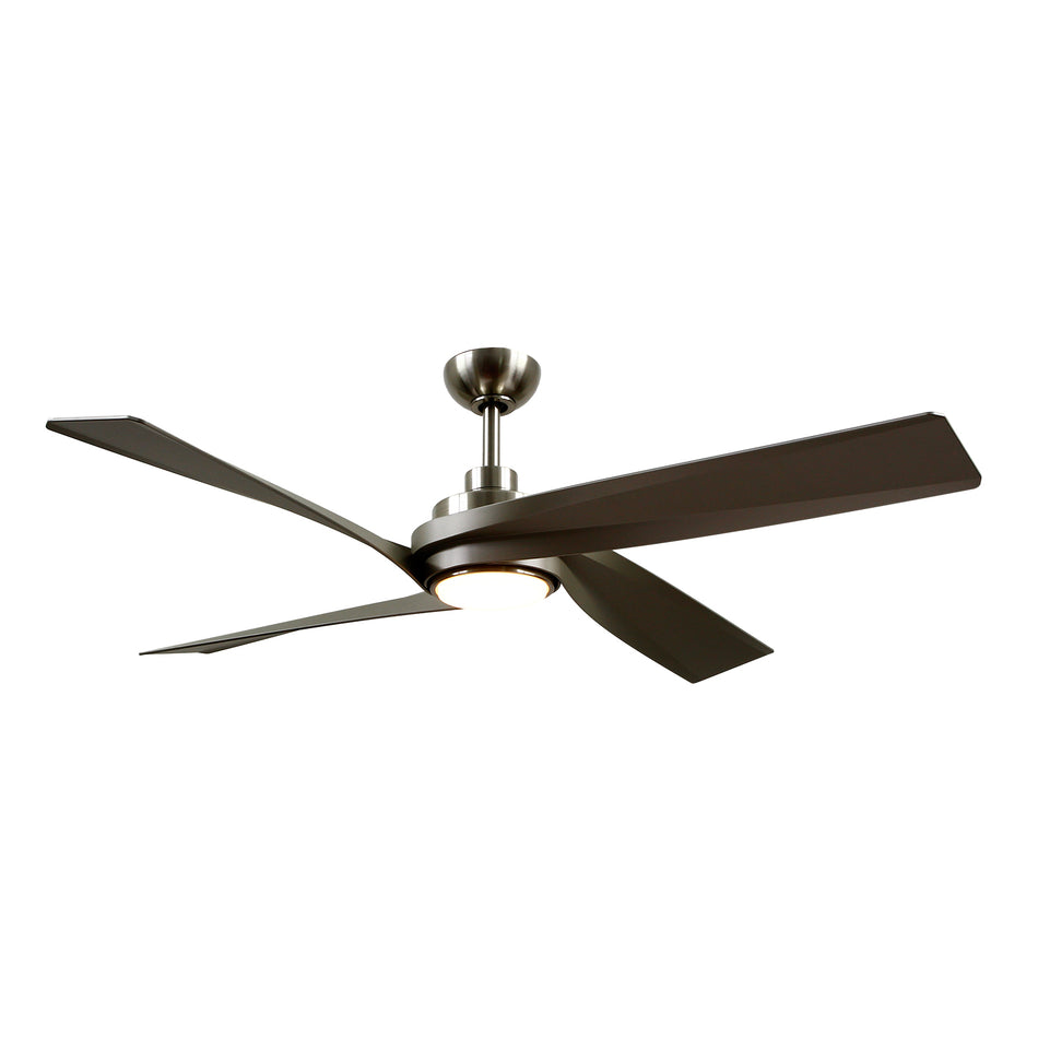 Horizon 56-in Brushed Nickel LED Fans by KUZCO