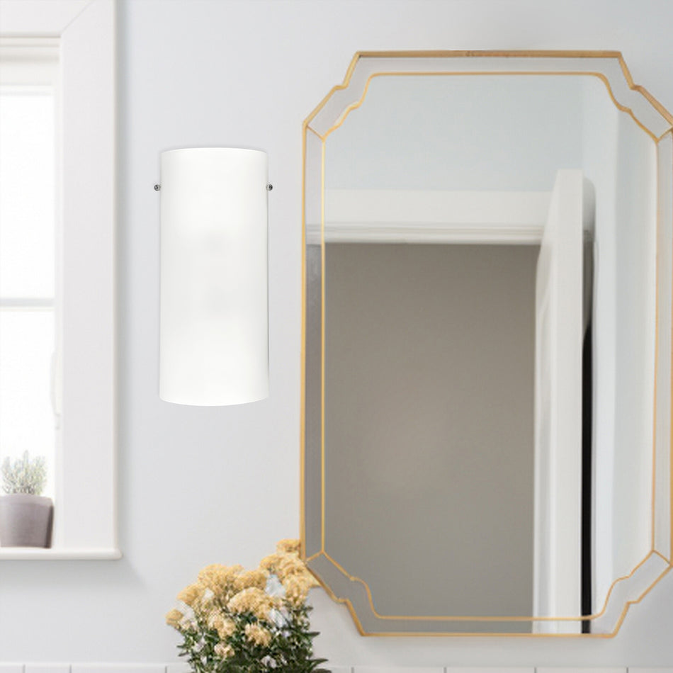 Hudson 13-in Opal Glass 2 Lights Wall Sconce by KUZCO