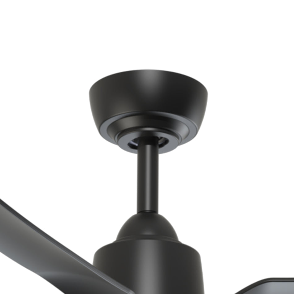 Hugo 42-in Matte Black FAN Ceiling Fan by KUZCO