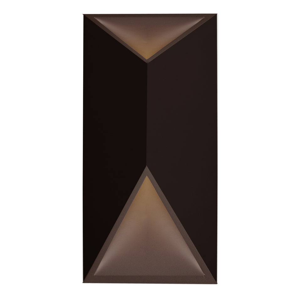 Indio 12-in Bronze LED Exterior Wall Sconce