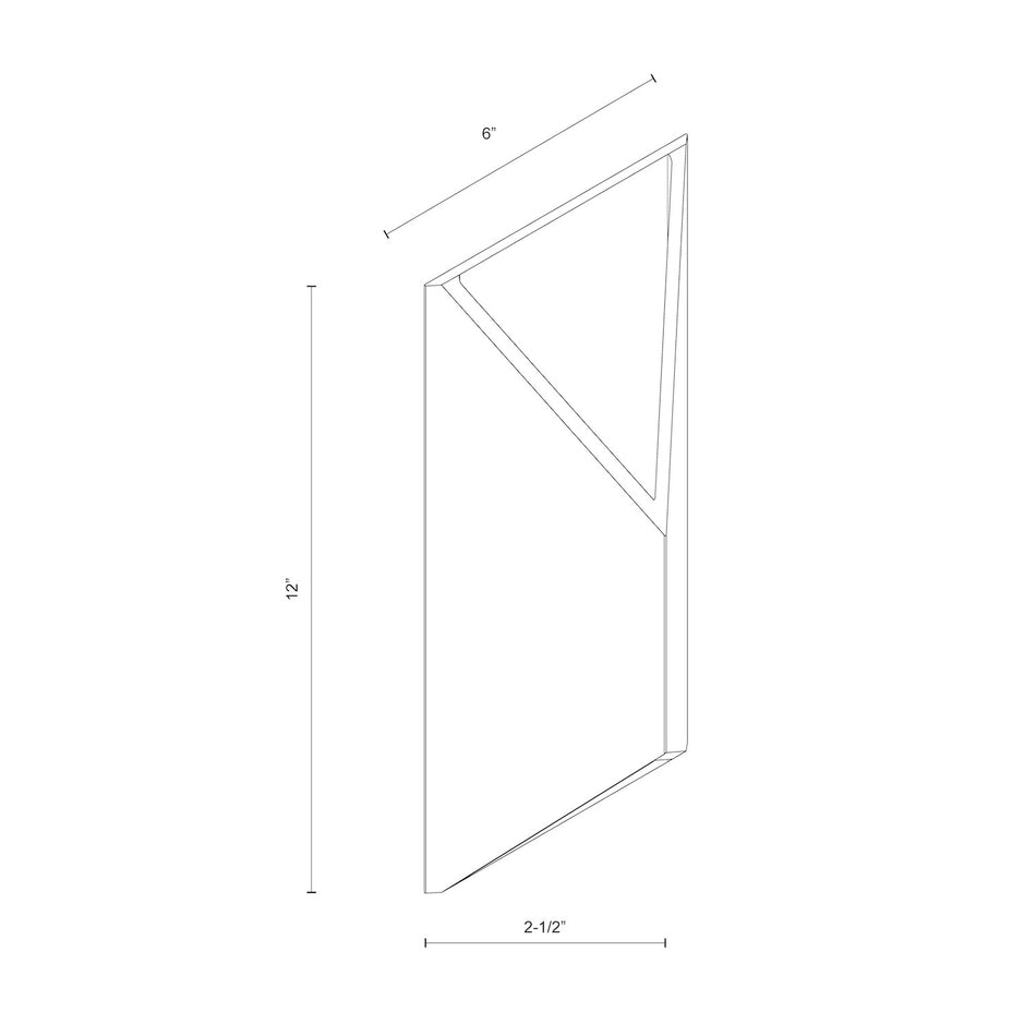 Indio 12-in Black LED Exterior Wall Sconce by KUZCO