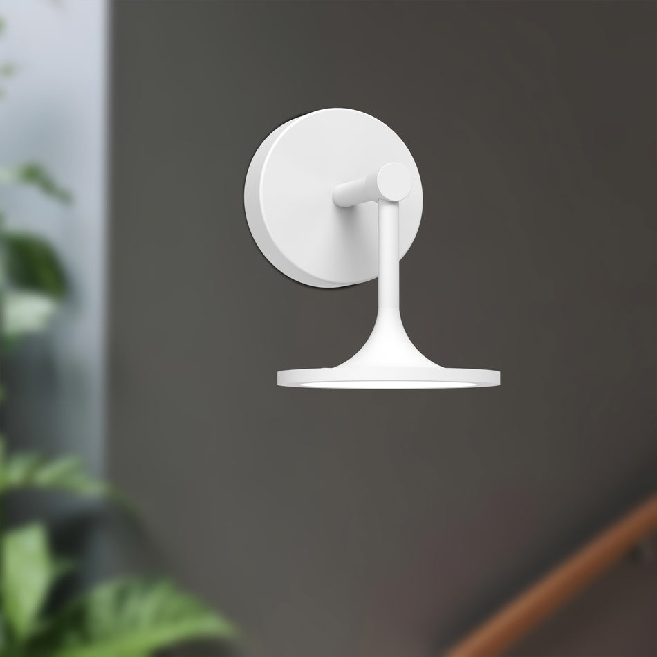 Issa 6-in White LED Wall/Vanity by ALORA MOOD