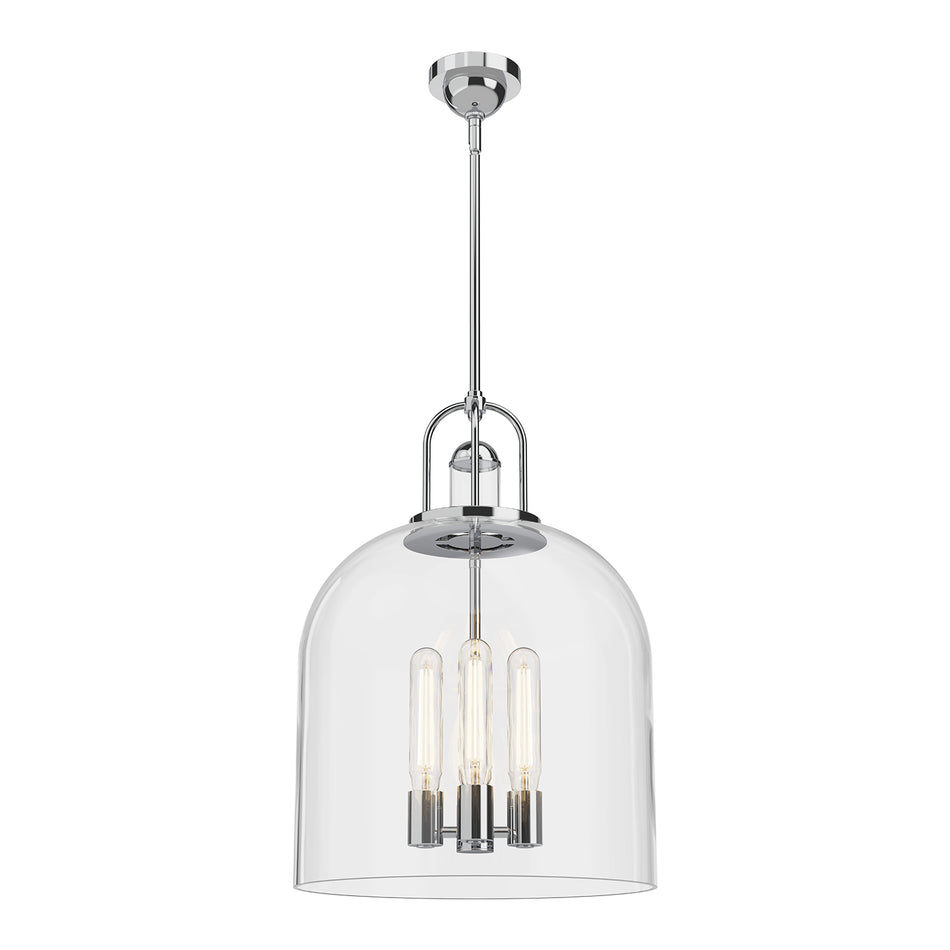 Lancaster 16-in Chrome 4 Lights Pendant