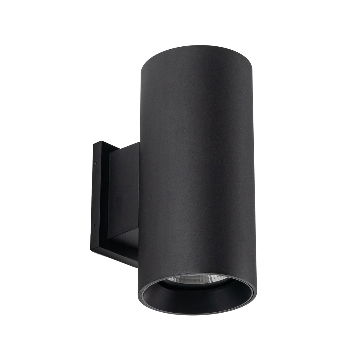 Lorna 12-in Textured Black LED Exterior Wall by KUZCO