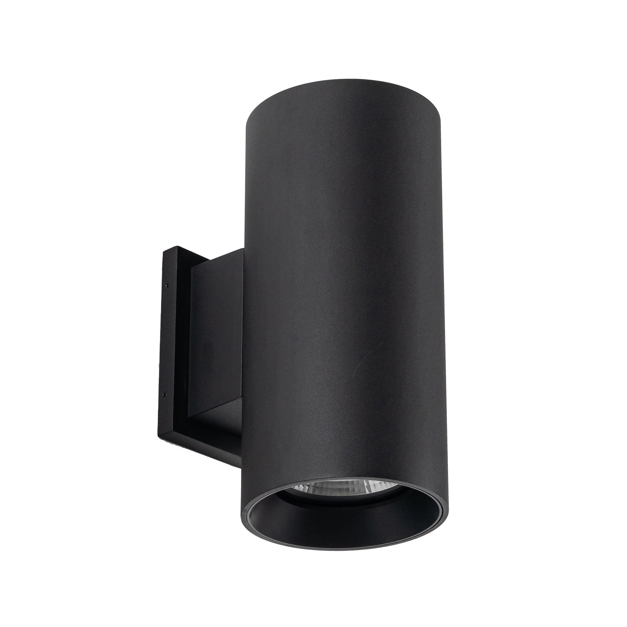 Lorna 12-in Textured Black LED Exterior Wall by KUZCO