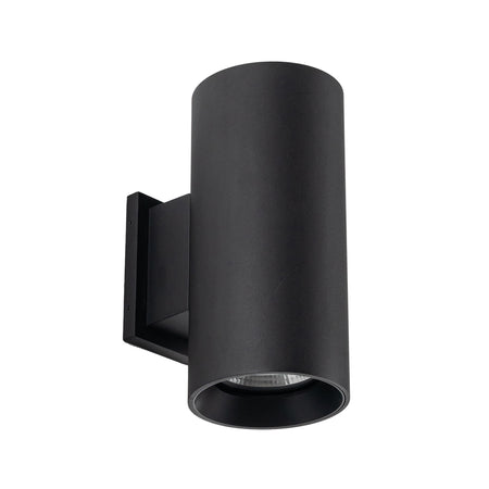 Lorna 12-in Textured Black LED Exterior Wall by KUZCO