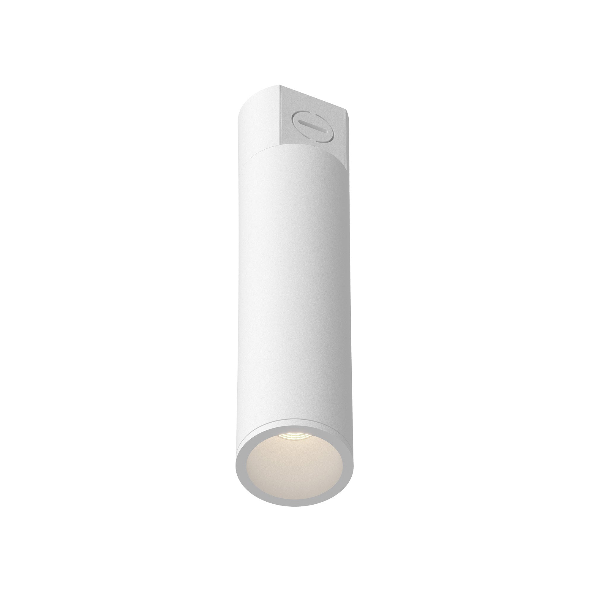 Lorna 10-in (2-in Dia.) 36 Degree Optic White LED Concrete Ceiling Mount by KUZCO