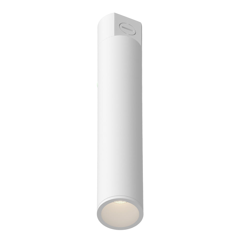 Lorna 13-in (2-in Dia.) 36 Degree Optic White LED Concrete Ceiling Mount by KUZCO