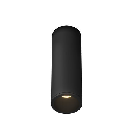 Lorna 7-in (2-in Dia.) 36 Degree Optic Black LED Flush Mount by KUZCO