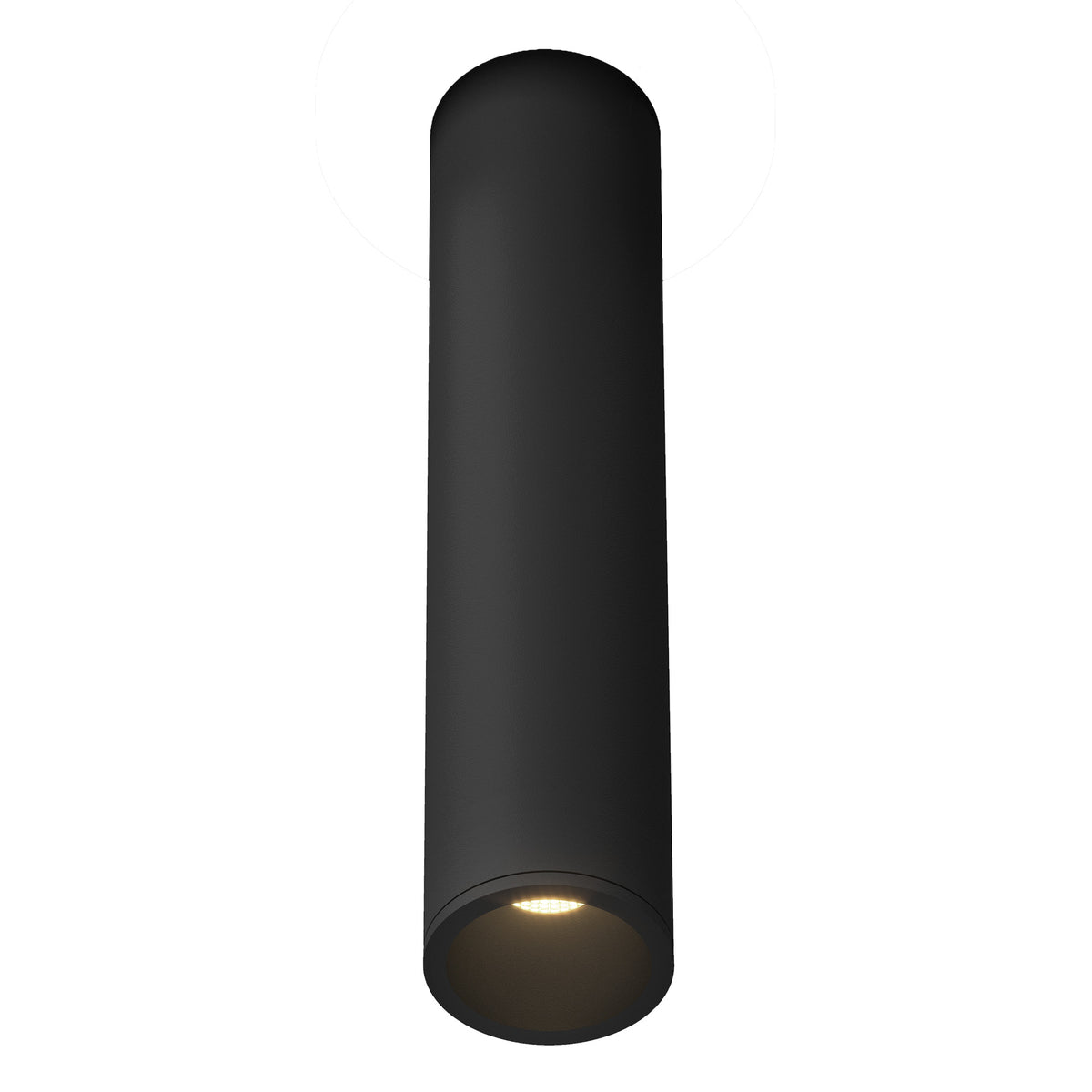Lorna 11-in (2-in Dia.) 36 Degree Optic Black LED Flush Mount by KUZCO