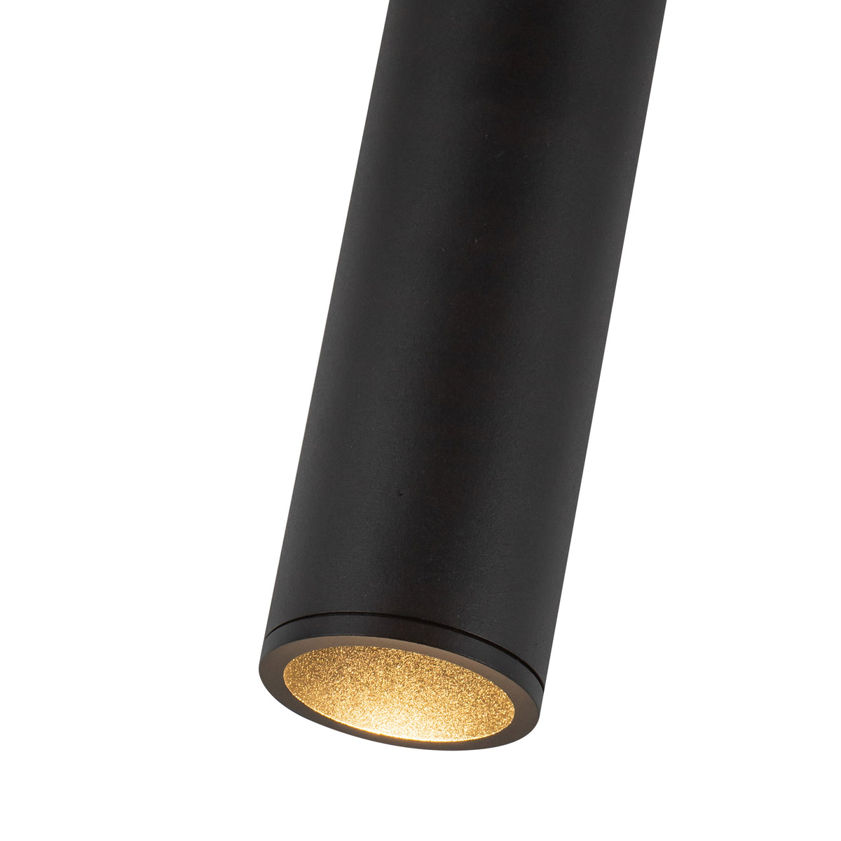 Lorna 8-in (2-in Dia.) 36 Degree Optic Black LED Pendant by KUZCO