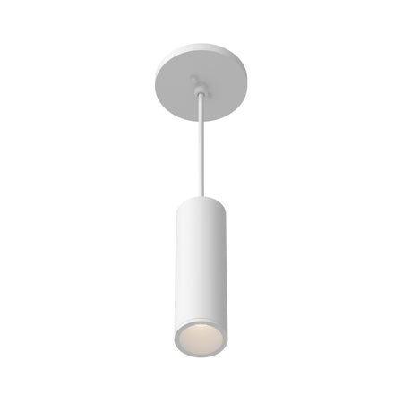 Lorna 8-in (2-in Dia.) 36 Degree Optic White LED Pendant by KUZCO