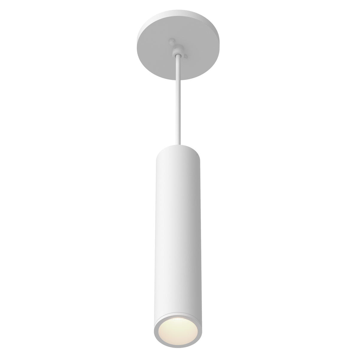 Lorna 12-in (2-in Dia.) 36 Degree Optic White LED Pendant by KUZCO