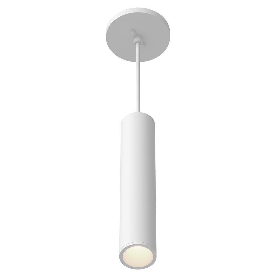 Lorna 12-in (2-in Dia.) 36 Degree Optic White LED Pendant by KUZCO