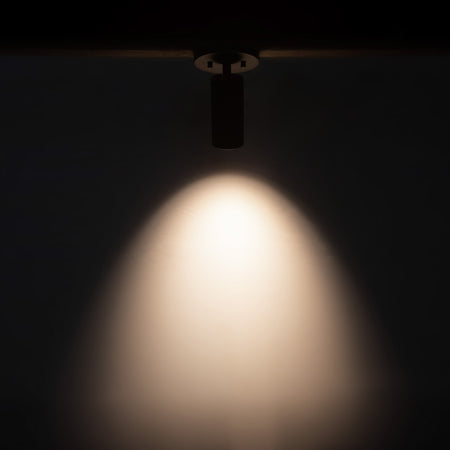 Lorna 6-in (2-in Dia.) 36 Degree Optic Black LED Adjustable Ceiling Mount by KUZCO