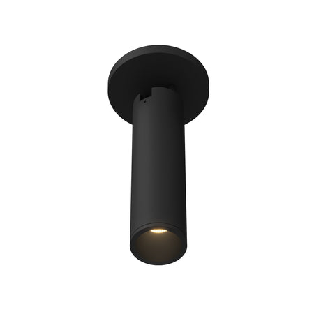 Lorna 9-in (2-in Dia.) 36 Degree Optic Black LED Adjustable Ceiling Mount by KUZCO
