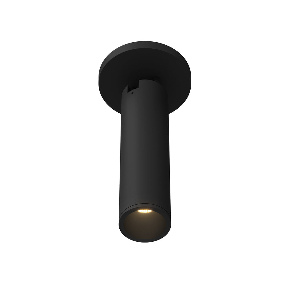 Lorna 9-in (2-in Dia.) 36 Degree Optic Black LED Adjustable Ceiling Mount by KUZCO