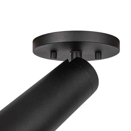 Lorna 9-in (2-in Dia.) 36 Degree Optic Black LED Adjustable Ceiling Mount by KUZCO