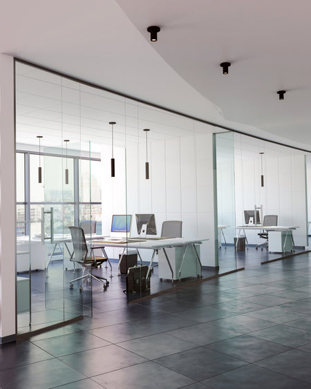 Lorna 4-in (2-in Dia.) 15 Degree Optic Black LED Ceiling Mount by KUZCO